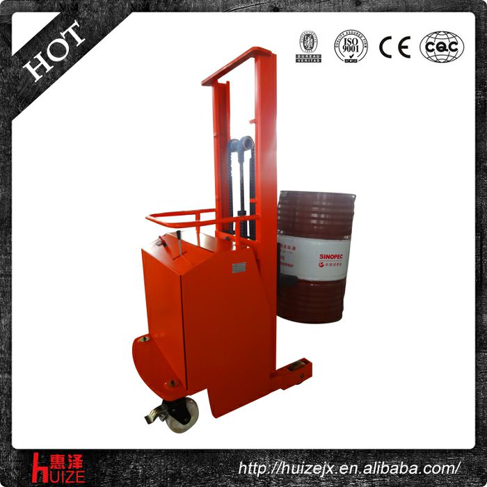 2半電動配重油桶車（無底腿，只堆垛，不翻轉(zhuǎn)）