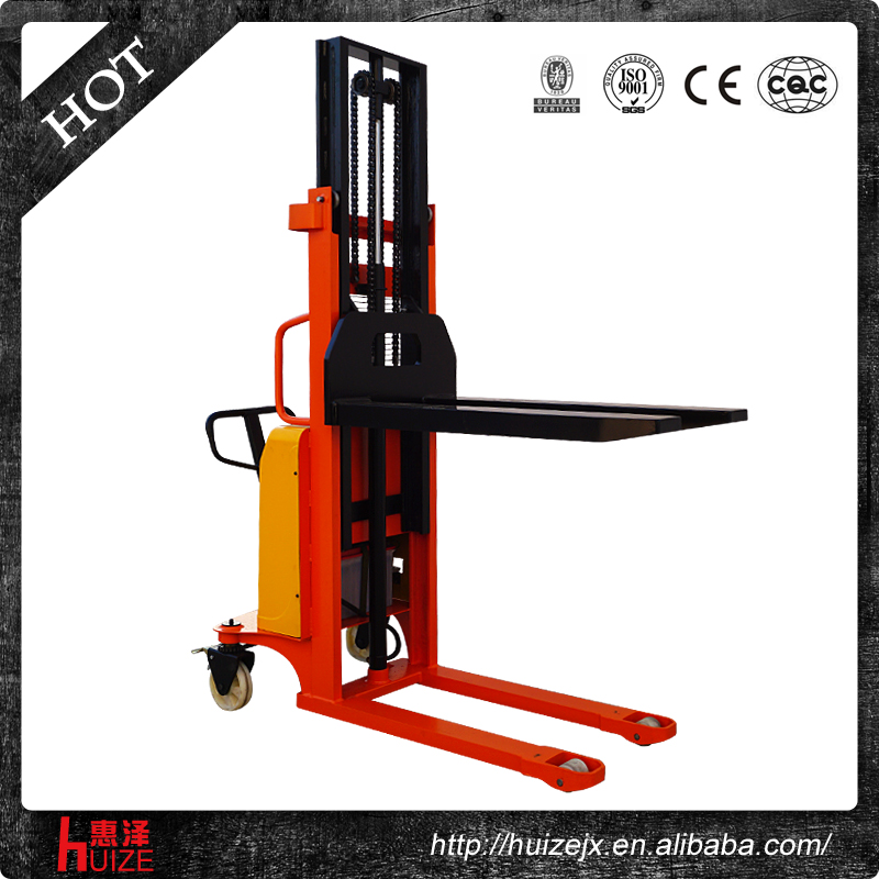 雙門架半電動(dòng)堆高車 雙門架半電動(dòng)堆高車