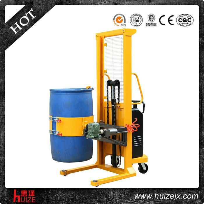 HZYL500A半電動多功能油桶車（單門架，夾塑桶）